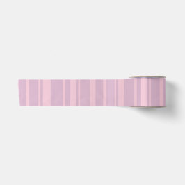 Paars & Roze Lijn Patroon Satijnen Lint
