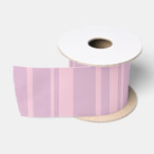 Paars & Roze Lijn Patroon Satijnen Lint (Spoel)