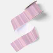 Paars & Roze Lijn Patroon Satijnen Lint (Achterkant)