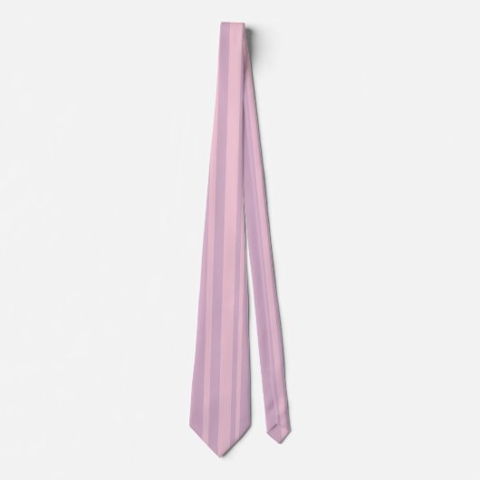 Paars & Roze Lijn Patroon Stropdas (Voorkant)