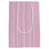 Paars & Roze Lijnpatroon Medium Cadeauzakje (Achterkant)
