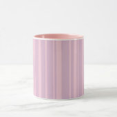 Paars & Roze Lijnpatroon Mok (Midden)