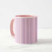 Paars & Roze Lijnpatroon Mok (Voorkant links)