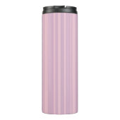 Paars & Roze Lijnpatroon Thermosbeker (Achterkant)