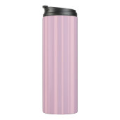 Paars & Roze Lijnpatroon Thermosbeker (Geroteerd rechts)