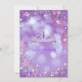 Paars-roze Ocean Sky Birthday Partij Kaart (Achterkant)