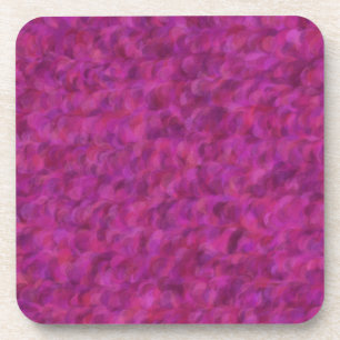 Paars Roze Rood Abstract Naadloos Patroon Bier Onderzetter