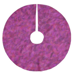 Paars Roze Rood Abstract Naadloos Patroon Kerstboom Rok
