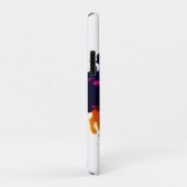 Paars roze rood nisplak monogram Case-Mate iPhone case (Achterkant/rechts)