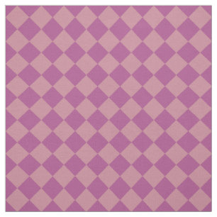 Paars Roze Rut Diamant Patroon Stof