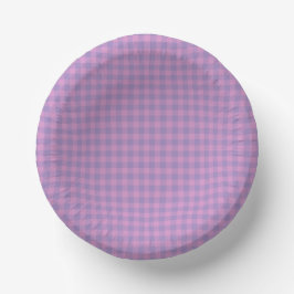 Paars Roze Schaakbord Patroon Papieren Kommen