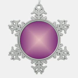  Paars roze>Snowflake Ornament