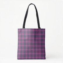 Paars Roze Teal Zwart Schotlandse Plaid