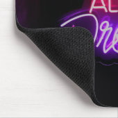 Paars-roze tekstkunst Het was allemaal een droomte Muismat (Hoek)