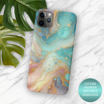 Paars Roze Turkoois Aqua Blauw Goud Marmer Kunst P iPhone 15 Pro Max Hoesje<br><div class="desc">Transformeer je iPhone met deze prachtige hoes, met een op maat gemaakt paars, roze, aqua, donker tealblauw en goud marmeren golfkunstpatroon. Het heeft een glanzende afwerking die de schoonheid van het marmeren ontwerp laat zien. Deze hoes is perfect voor iedereen die van de elegantie en uniciteit van marmer houdt, een...</div>