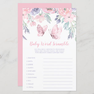 Paars roze vlindervlinder Wakkerspel