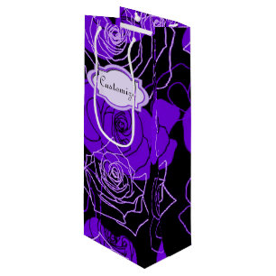 Paars Rozen flora wijn tong Cadeautas