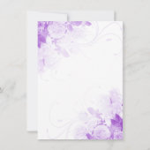 Paars rozenroos - repetitie voor een diner uit vr4 kaart (Achterkant)