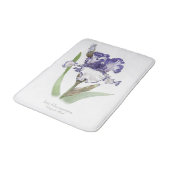 Paars Ruffled Iris Badmat (Gekanteld)