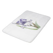 Paars Ruffled Iris Badmat (Gekanteld)