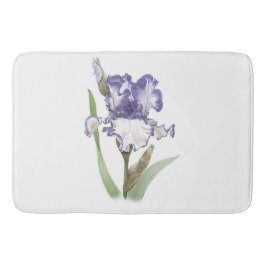 Paars Ruffled Iris Badmat