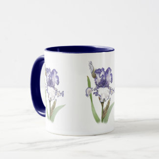 Paars Ruffled Iris Mok