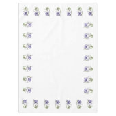 Paars Ruffled Iris Tafelkleed (Voorkant)