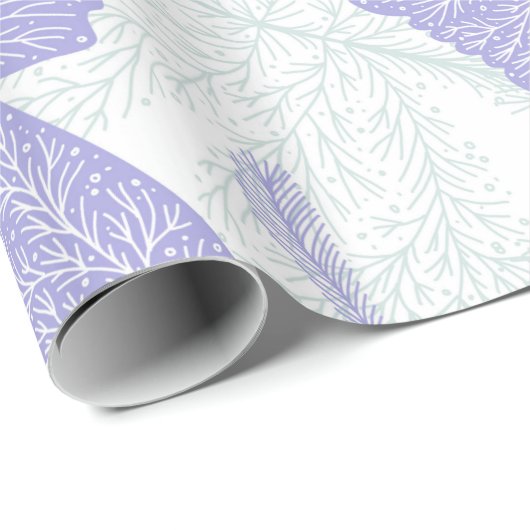 Paars ruitvlinder cadeaupapier (Rol Hoek)