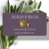 Paars | Salie Smudge Sticks Productlabels Etiket