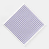 Paars Schaakbord Patroon Servet (Hoek)