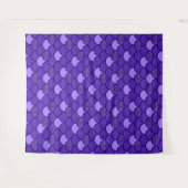 Paars schaalpatroon met glittereffect wandkleed (Voorkant (horizontaal))