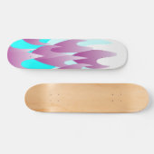 Paars schaatsenbord skateboard (Horizontaal)