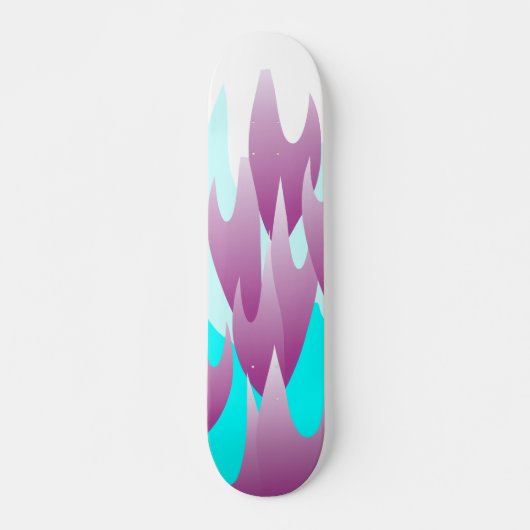 Paars schaatsenbord skateboard (Voorkant)