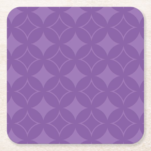 Paars scheepspatroon kartonnen onderzetters (Voorkant)