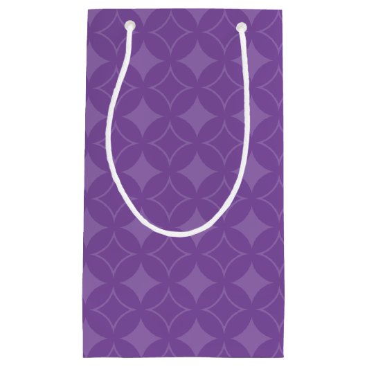 Paars scheepspatroon klein cadeauzakje (Voorkant)