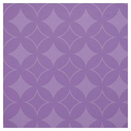 Paars scheepspatroon stof (Swatch)