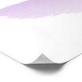 Paars schilderij Apple #2 - Poster (Hoek)