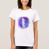 Paars Seahorse T-shirt (Voorkant)