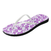 Paars Seahorse Teenslippers (Schuin)