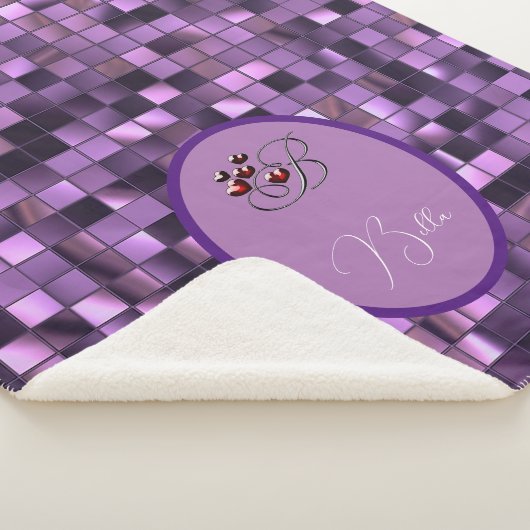 Paars Sherpa Deken (3/4)