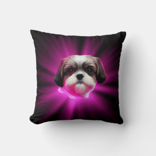 Paars Shih Tzu Kussen