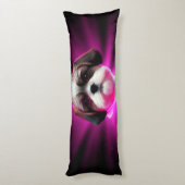 Paars Shih Tzu Lichaamskussen (Achterkant (Verticaal))