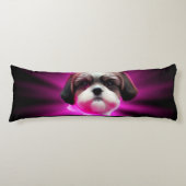 Paars Shih Tzu Lichaamskussen (Voorkant)