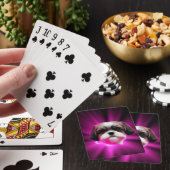 Paars Shih Tzu Pokerkaarten (Insitu)