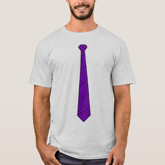 Paars Shirt Necktie (Voorkant)