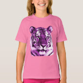 Paars Shirt Tiger (Voorkant)