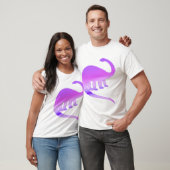 Paars Shirt van Apatosaurus (Brontosaurus) (Unisex)