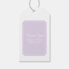 Paars simpply Elegant Wedding Cadeaulabel
