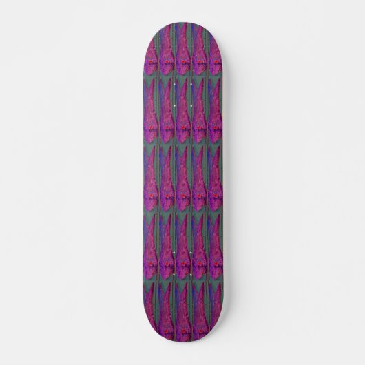 paars skateboard (Voorkant)