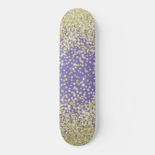 Paars skateboard van Sparkle Glitter (Voorkant)
